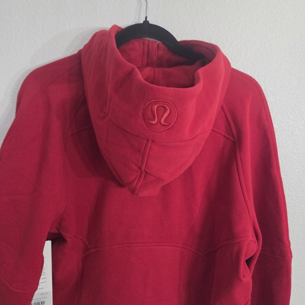 NWT Women's San Francisco 49ers Lululemon Scuba Half-Zip Hoodie Medium/Large Red - Picture 12 of 13